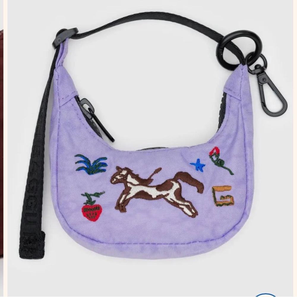 Baggu Pony Crescent Bag Charm
